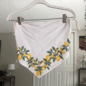 Lemon Crop Top